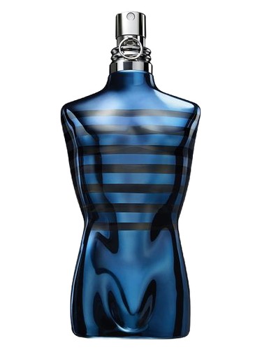 Botella de Le Male in Bleu